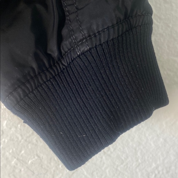 Old Navy Black Bomber Jacket with Gold Zipper Size XL - Picture 11 of 14